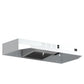 FORNO Cappa 30" 200 CFM Compact Under Cabinet Convertible Range Hood in White, FRHUC5200-30WHT