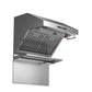 FORNO Savona 30" 600 CFM Wall Mount Range Hood with Back Splash and Baffle Filters, FRHWM5029-30