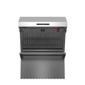 FORNO Savona 30" 600 CFM Wall Mount Range Hood with Back Splash and Baffle Filters, FRHWM5029-30