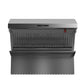 FORNO Savona 48" 1,200 CFM Wall Mount Range Hood with Back Splash and Baffle Filters, FRHWM5029-48
