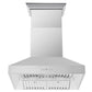 FORNO Orvieto 36" 1,200 CFM Wall Mount Range Hood in Stainless Steel, FRHWM5094-36