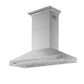 FORNO Aria 60" 1200 CFM Convertible Wall Mount Range Hood in Stainless Steel, FRHWM5095-60
