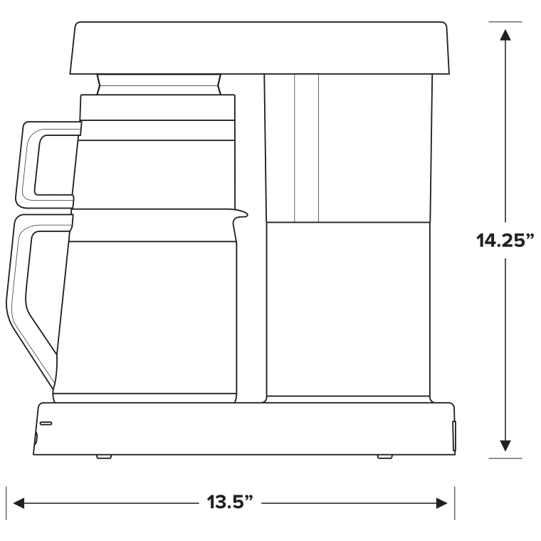 Ratio Six Coffee Maker in Matte Black