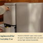 Caraway 45L 2-Drawer Recycling Bin in Cream