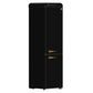 FORNO Storico 22" 9 cu. ft. Retro Refrigerator in Black with Copper Accents, FFFFD1745-22BLK