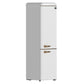 FORNO Storico 22" 9 cu. ft. Retro Refrigerator in White with Copper Accents, FFFFD1745-22WHT