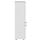 FORNO Storico 22" 9 cu. ft. Retro Refrigerator in White with Copper Accents, FFFFD1745-22WHT