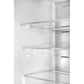 FORNO Custodia 46.8" 20.6 cu. ft. Refrigerator with Bottom Freezer and Ice Maker in Black with Antique Brass Accents, FFFFD1766-48BLK
