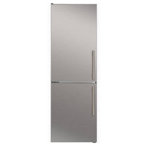 FORNO Custodia 23.4" 10.3 cu. ft. Left Swing Refrigerator with Bottom Freezer and Ice Maker in Stainless Steel, FFFFD1766-24LS