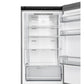FORNO Custodia 23.4" 10.3 cu. ft. Right Swing Refrigerator with Bottom Freezer in Stainless Steel, FFFFD1766-24RS