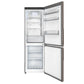 FORNO Custodia 23.4" 10.3 cu. ft. Right Swing Refrigerator with Bottom Freezer in Stainless Steel, FFFFD1766-24RS