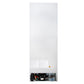 FORNO Custodia 23.4" 10.3 cu. ft. Right Swing Refrigerator with Bottom Freezer in White with Antique Brass Accents, FFFFD1766-24WHT-RS
