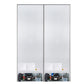 FORNO Custodia 46.8" 20.6 cu. ft. Refrigerator with Bottom Freezer and Ice Maker in Stainless Steel, FFFFD1766-48S