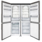 FORNO Custodia 46.8" 20.6 cu. ft. Refrigerator with Bottom Freezer and Ice Maker in Stainless Steel, FFFFD1766-48S