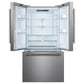 FORNO Rivello 36" French Door Standard Depth Refrigerator with Water and Ice Dispenser in Stainless Steel, FFFFD1783-36S