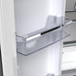 FORNO Espresso Luigi 33" 18 cu. ft. French Door Refrigerator in Black with Antique Brass Handles, FFFFD1791-33BLK