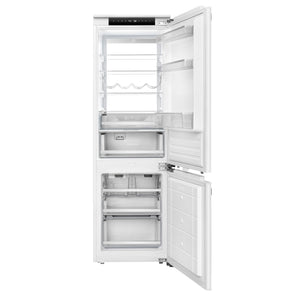 FORNO Rivestito 22" 8.3 cu. ft. Counter Depth Built-In Panel-Ready Refrigerator, Bottom Freezer with Ice Maker, FFRBI1704-21