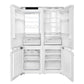 FORNO Rivestito 42" 16.9 cu. ft. Counter Depth Built-In Panel-Ready Refrigerator, Double Bottom Freezer with Ice Maker, FFRBI1794-42