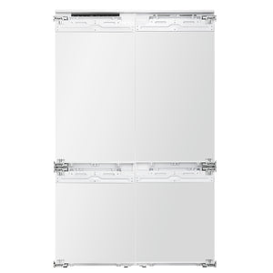 FORNO Rivestito 42" 16.9 cu. ft. Counter Depth Built-In Panel-Ready Refrigerator, Double Bottom Freezer with Ice Maker, FFRBI1794-42
