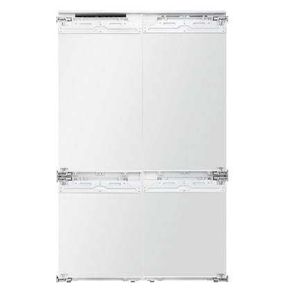 FORNO Rivestito 42" 16.9 cu. ft. Counter Depth Built-In Panel-Ready Refrigerator, Double Bottom Freezer with Ice Maker, FFRBI1794-42