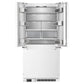 FORNO Rivestito 36" 15.5 cu. ft. Counter Depth Built-In Panel-Ready French Door Refrigerator with Automatic Ice Maker, FFRBI1811-36FR
