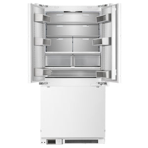 FORNO Rivestito 36" 15.5 cu. ft. Counter Depth Built-In Panel-Ready French Door Refrigerator with Automatic Ice Maker, FFRBI1811-36FR