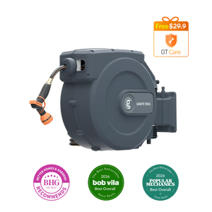 Retractable Garden Hose Reel-1/2in-155ft