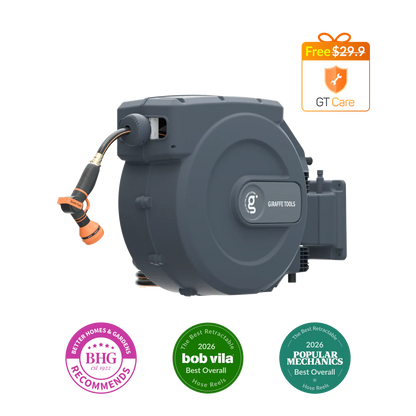 Retractable Garden Hose Reel-1/2in-155ft