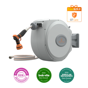 Retractable Garden Hose Reel-5/8 in-65ft