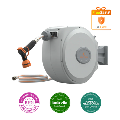 Retractable Garden Hose Reel-5/8 in-65ft