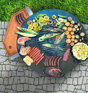 Arteflame Cherry Wood Cooking Board, Fits Optional Side Table - For 40" Arteflame Grills, AFCUTBRDCH40