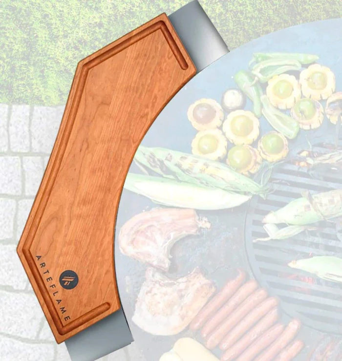 Arteflame Cherry Wood Cooking Board, Fits Optional Side Table - For 30" Arteflame Grills, AFCUTBRDCH30