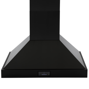 Induction Hardware 48-Inch Convertible Wall Mount Range Hood, 1800 CFM, Black Stainless Steel, S-RH48-PW-BS