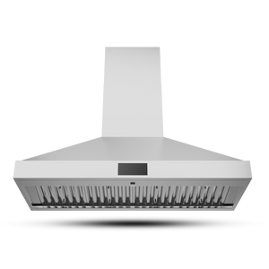 Induction Hardware 60-Inch Wall Mount Range Hood, 1800 CFM, Stainless Steel, S-RH60-PW-SS