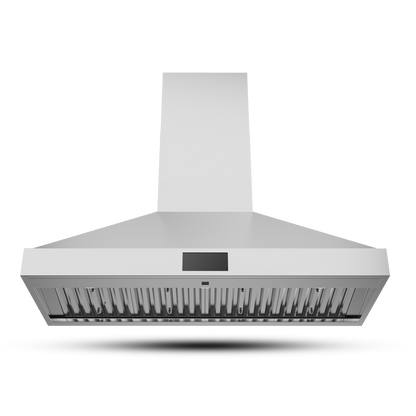 Induction Hardware 60-Inch Wall Mount Range Hood, 1800 CFM, Stainless Steel, S-RH60-PW-SS