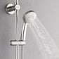 FORNO AcquaSPA System with 9" Rainfall Shower Head, 5-in-1 Handheld Shower and 3 Function Adjustable Body Jet in Brushed Nickel