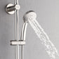 FORNO AcquaSPA System with 9" Rainfall Shower Head, 5-in-1 Handheld Shower and 3 Function Adjustable Body Jet in Brushed Nickel
