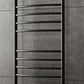Selene Wall Mounted Electric Towel Warmer in Black