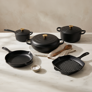 Induction Hardware Forge Collection 5 Piece Pots & Pans Set - Orion Black