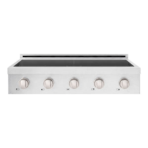 ZLINE 36" Paramount Induction Rangetop with 5 Element Cooktop in Satin Stainless Steel, SINRTS-36