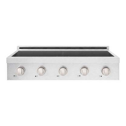 ZLINE 36" Paramount Induction Rangetop with 5 Element Cooktop in Satin Stainless Steel, SINRTS-36