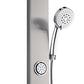 FORNO AcquaSPA Shower Panel with 9" Rainfall Shower Head, 5-in-1 Handheld Shower and 3 Body Jets in Stainless Steel