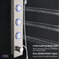 FORNO AcquaSPA Shower Panel with SensoTemp, 9" Rainfall Shower Head, 5-in-1 Handheld Shower and 3 Body Jets in Stainless Steel