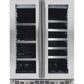 Danby Silhouette 24" 61 Can/23 Bottle Dual Zone Wine Cooler with LED Lights, SPRBC047D1SS