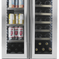 Danby Silhouette 24" 61 Can/23 Bottle Dual Zone Wine Cooler with LED Lights, SPRBC047D1SS
