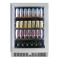 Danby Silhouette Pro 24" 6 Wine Bottle/126 Can Beverage Center with LED Lights, SPRBC056D1SS