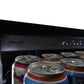 Danby Silhouette Pro 24" 6 Wine Bottle/126 Can Beverage Center with LED Lights, SPRBC056D1SS