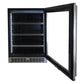Danby Silhouette Pro 24" 6 Wine Bottle/126 Can Beverage Center with LED Lights, SPRBC056D1SS