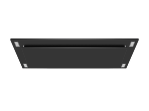 600 CFM Black Flush Ceiling Mount Range Hood - VICTORY Sunset