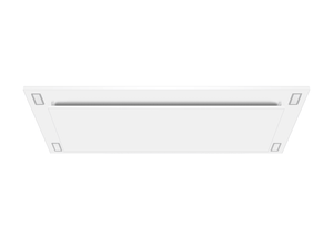 600 CFM White Flush Ceiling Mount Range Hood - VICTORY Sunset